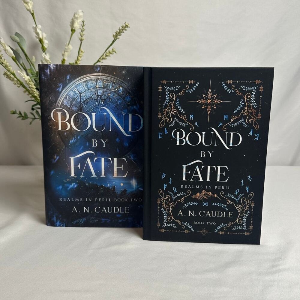 Bound by Fate A.N. Caudle OOP Original Indie Hardcover Romantasy NEW